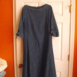 A-Line Denim Dress